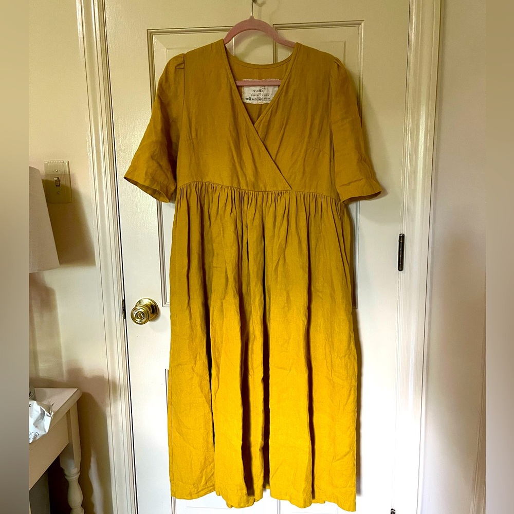 Not perfect linen Nerja dress M